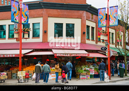 Chinatown Vancouver Canada Stock Photo