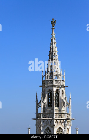 View of The New Town Hal from St. Peter's Church (Peterskirche), Munich, Bavaria, Germany Stock Photo