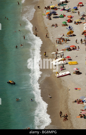 Beach outside Himara. Republic of Albania. Stock Photo