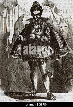 HENRY III of France (1551-1589). King of France (1574-1589). Stock Photo