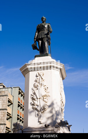 Dom Pedro V statue in Porto, Portugal Stock Photo