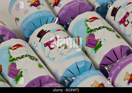 Snowman Crackers Stock Photo