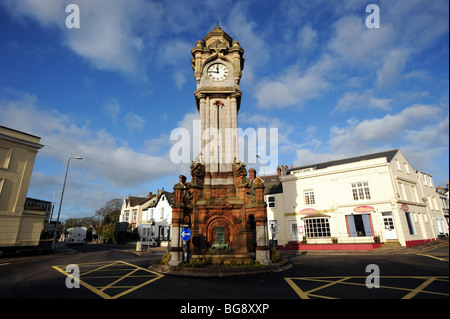 The William Miles clock tower in Exeter Stock Photo