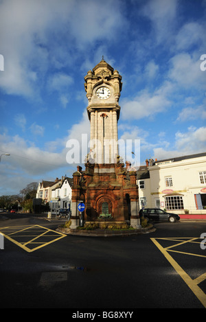 The William Miles clock tower in Exeter Stock Photo