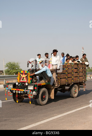 Unusual Indian vehicle Stock Photo