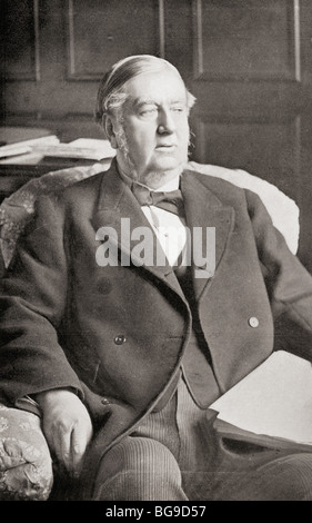 Sir William George Granville Venables Vernon Harcourt, 1827 to 1904. British lawyer, journalist and Liberal statesman. Stock Photo