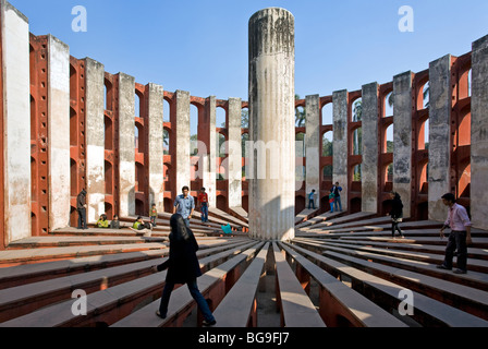 Jantar Mantar observatory. Delhi. India Stock Photo