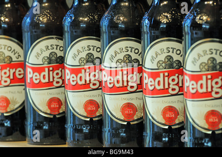 Marstons Pedigree Bottled Beer Stock Photo