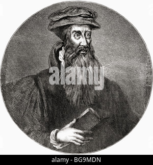 John Knox c. 1510 to 1572. Scottish clergyman, leader of the Protestant Reformation and founder of the Presbyterian denomination