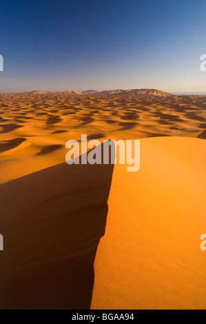 Erg Chebbi, Merzouga, Ziz Valley, Sahara Desert, Morocco Stock Photo
