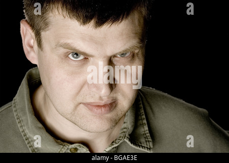 man close-up portrait Stock Photo