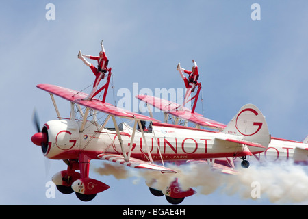 Team Guinot Wingwalkers Stock Photo