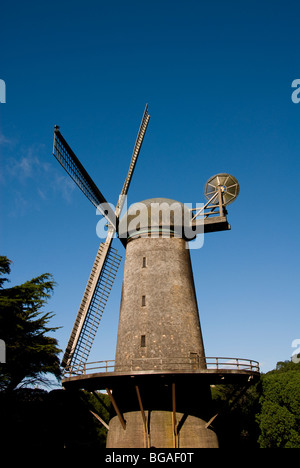 California: San Francisco. Dutch windmill in Golden Gate Park. Photo copyright Lee Foster. Photo #: 25-casanf75709 Stock Photo