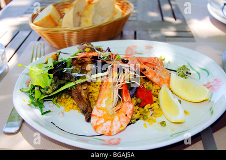 Seafood dish, Provence, France Stock Photo