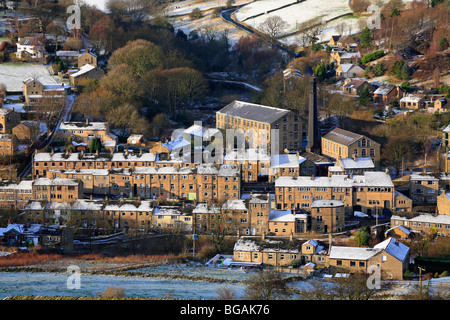 Hinchliffe Mill, Holmfirth, West Yorkshire, England, UK. Stock Photo