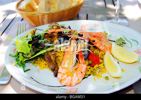 Seafood dish, Provence, France Stock Photo