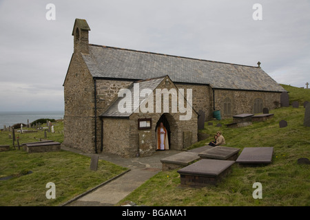 St. Badrig near Cemaes Stock Photo