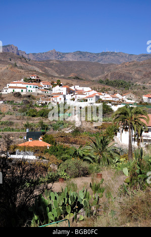 Canary Islands, Gran Canaria, Fataga Village Stock Photo - Alamy