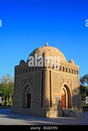 Mausoleum of Ismail, Mausoleum of the Samanids (914-943), Bukhara, Uzbekistan Stock Photo