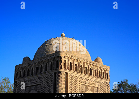 Mausoleum of Ismail, Mausoleum of the Samanids (914-943), Bukhara, Uzbekistan Stock Photo