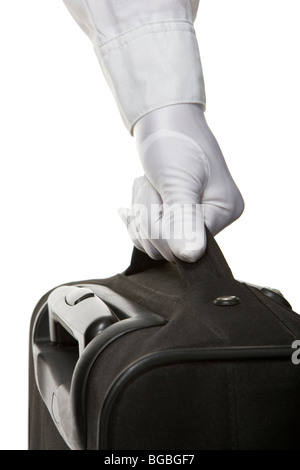 Ren og skær satellit kapre Hotel doorman with white gloves hi-res stock photography and images - Alamy