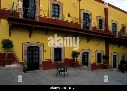 Hotel, Meson de Jobito, rooms and lodging, accommodations, capital city, Zacatecas, Zacatecas State, Mexico Stock Photo