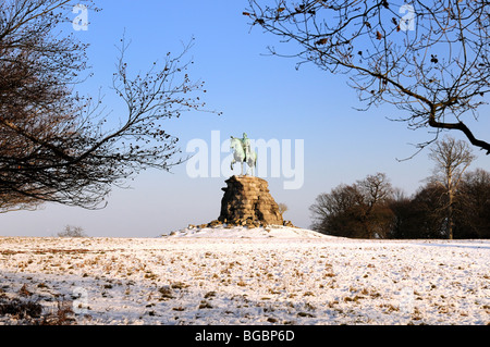 George Third equestrian statue Windsor Great Park England Stock Photo