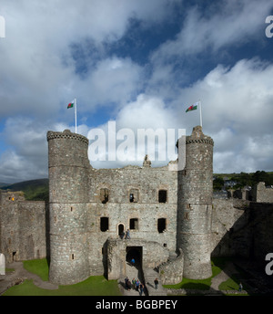 Harlech Castle Stock Photo