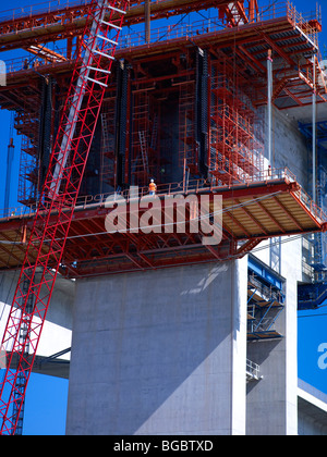 Construction of the second Gateway Bridge Brisbane Australia Stock Photo