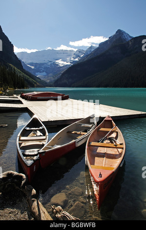 Lake Louise, Banff National Park, Alberta, Canada Stock Photo