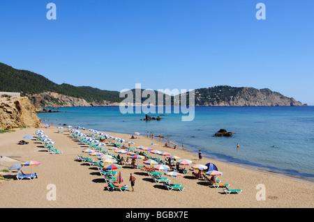 Cala Blanca, Platja d'es Figueral, Ibiza, Pine Islands, Balearic Islands, Spain, Europe Stock Photo