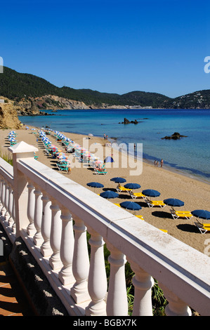 Hotel Invisa, Cala Blanca, Platja d'es Figueral, Ibiza, Pine Islands, Balearic Islands, Spain, Europe Stock Photo