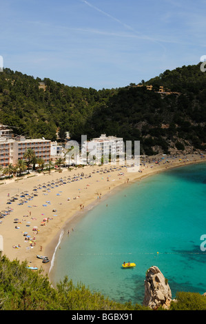 Cala de Sant Vicent, Ibiza, Pine Islands, Balearic Islands, Spain, Europe Stock Photo