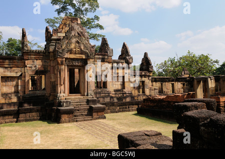 Thailand; Buriram Province; Khok Meuang; Prasat Meuang Tam temple Stock Photo