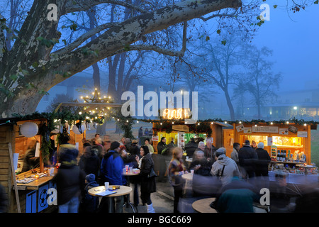 Christmas market, Berndorf, Triestingtal, Lower Austria, Austria, Europe Stock Photo