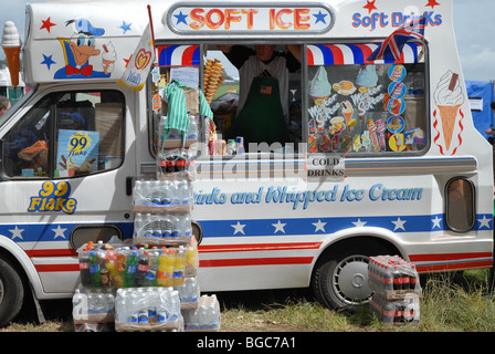 Atmosphere at Glastonbury festival Stock Photo