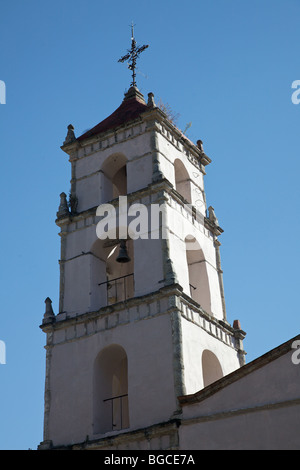Iglesia de San Pancho, a 16th century from film Treasure of the Sierra Madre San Francisco, Michoacan, Mexico Stock Photo
