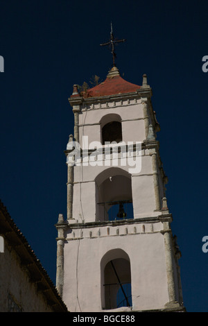 Iglesia de San Pancho, a 16th century church shown in the film The Treasure of the Sierra Madre San Francisco Mexico Stock Photo