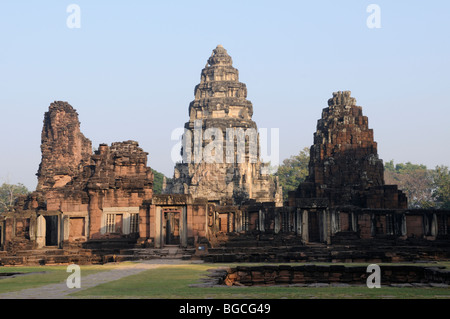 Thailand; Isaan; Nakhon Ratchasima Province; Phimai; Prasat Phimai Temple Stock Photo