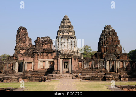Thailand; Nakhon Ratchasima Province; Phimai; Prasat Phimai Temple Stock Photo