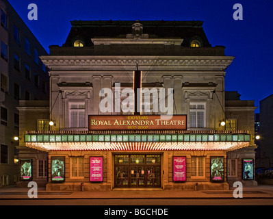 The Royal Alexandra Theatre exterior view. The building has the Ontario ...