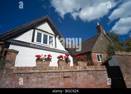 Old buildings in the town of Warwick, Stock Photo