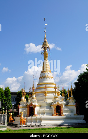 Thailand; Mae Hong Son; Wat Jong Kham Stock Photo