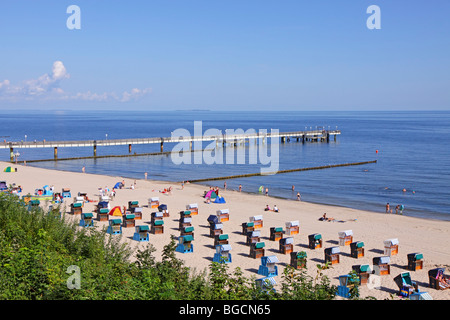 Koserow Beach, Usedom Island, Mecklenburg-West Pomerania, Germany Stock Photo