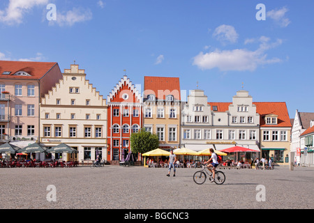 market square, Greifswald, Mecklenburg-West Pomerania, Germany Stock Photo