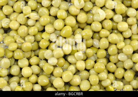Green peas background Stock Photo