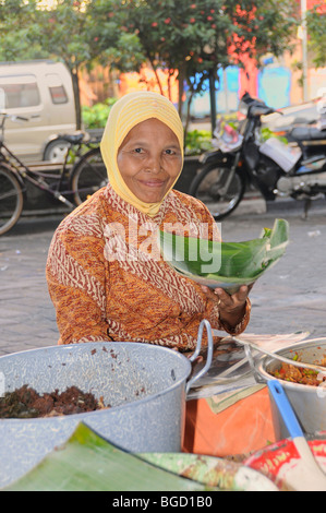 Cookshop in the morning, on the street in Jogyakarta, Central Java, Indonesia, Southeast Asia, Asia Stock Photo