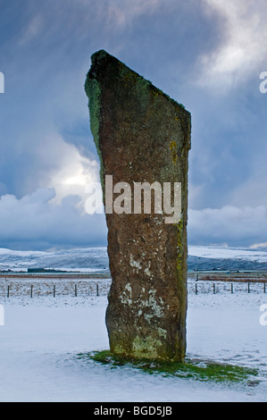 The Standing Stones of Stenness Mainland Orkney, Highland Scotland. UK  SCO 5628 Stock Photo