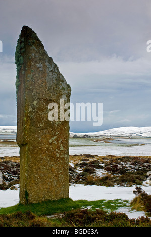 The Ring of Brodgar Steness Mainland Orkney Highland Region Scotland.  SCO 5639 Stock Photo