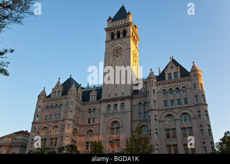 Old Post Office Pavilion Building in Washington DC Stock Photo